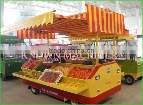 china mobile food cart/fod fruit vending carts