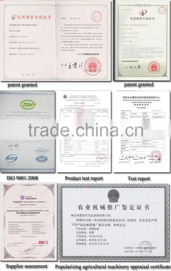 water-saving drip irrigation system discrete emitter tape