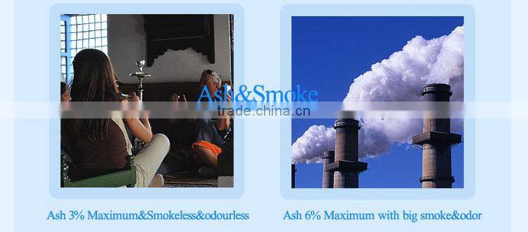 No spark hookah shisha coco charcoal briquette