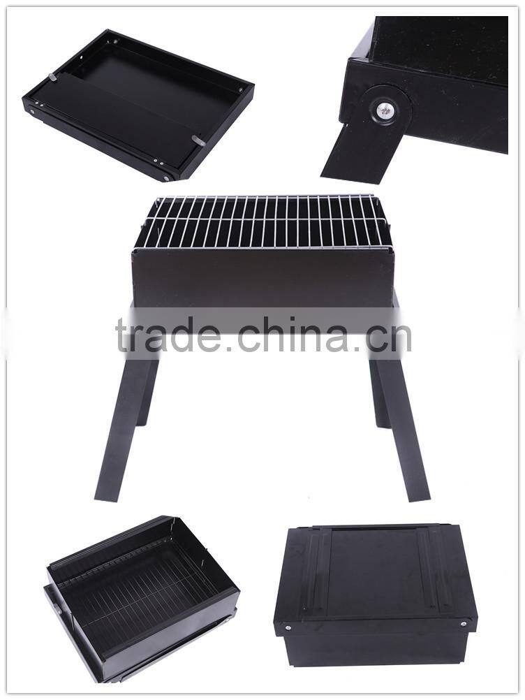 Ex-Factory Price Balcony Rooftop Charcoal Height Adjustable Bbq Grill