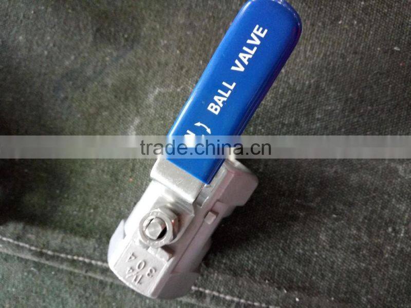 China Manufacture stainless steel threaded ends ball valve casting,quick release ball valve