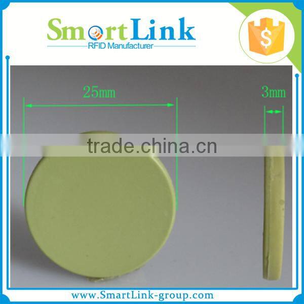 washable rfid silicon tag price,Diameter 15mm NFC Laundry Tag,rfid chip ABS tag for dry cleaning
