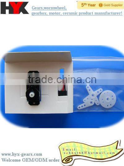 guangdong manufacturer metal/plastic gear servo