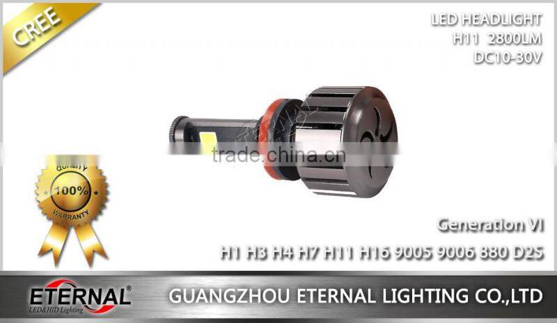 universal size LED headlight bulb replacement H1 H3 H4 H7 H11 H13 9005 9006 880 D2S car automotive led headlight bulb kit