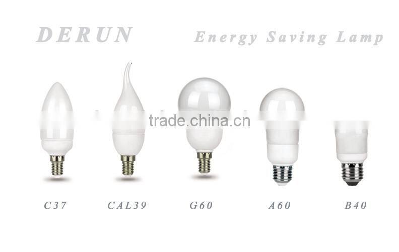 Tri-phosphor 7w Enegy Saving Candle Light Bulbs with E14 E27 Base 120V 230V CE ROHS Certificates