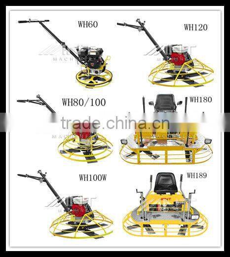 WH189 gasoline engine ride on 20HP concrete finishing power trowel