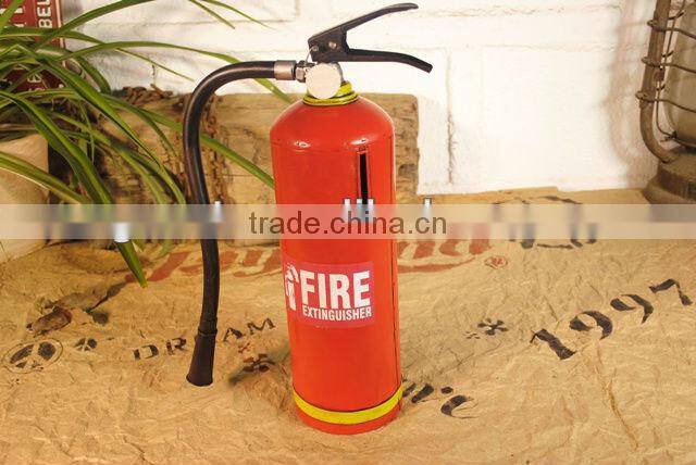 Metal fire extinguisher model with paint
