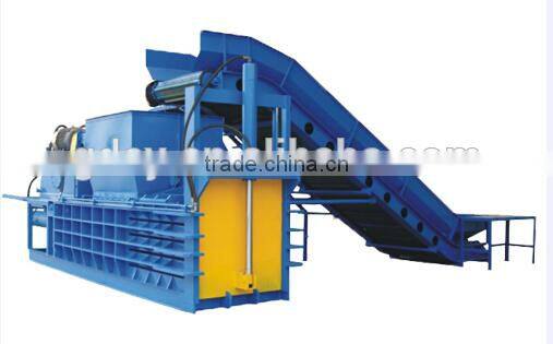 300Ton horizontal sawdust wood shavings press baler machine