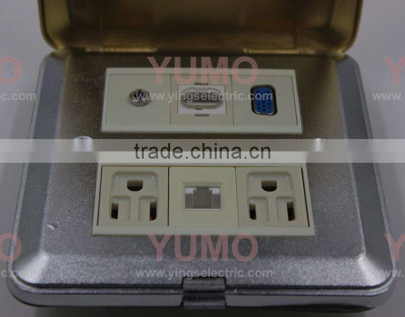 HGD-5T YUMO Spring style aluminum alloy Floor Socket (IP55 )