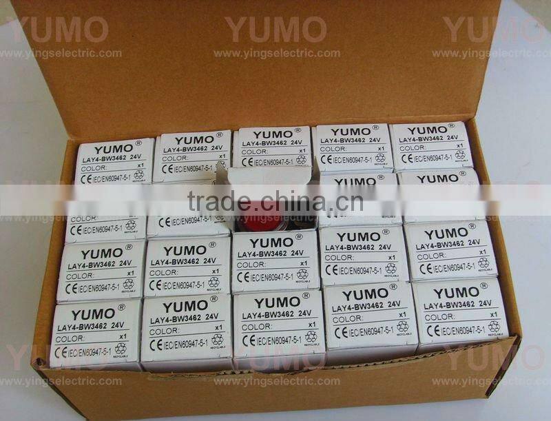 Push button switch LAY4-BW3462 24V RED