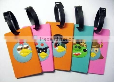 Animal Image Siliocne Luggage Tag