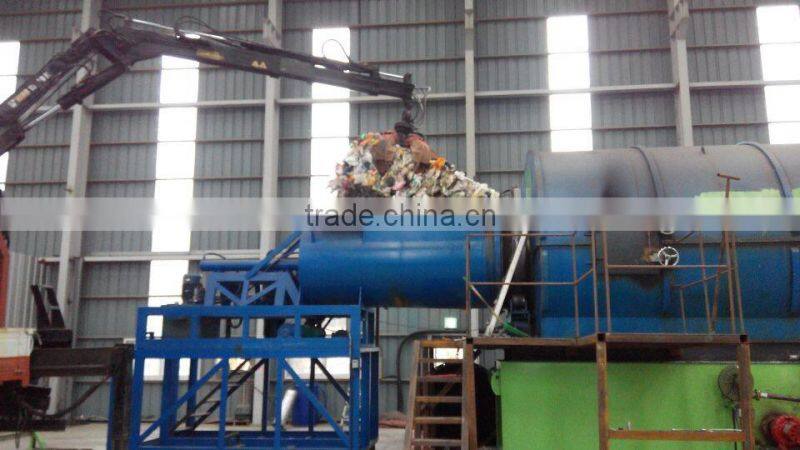 10 tons Waste Plastic Pyrolysis Plant Into FO And DO