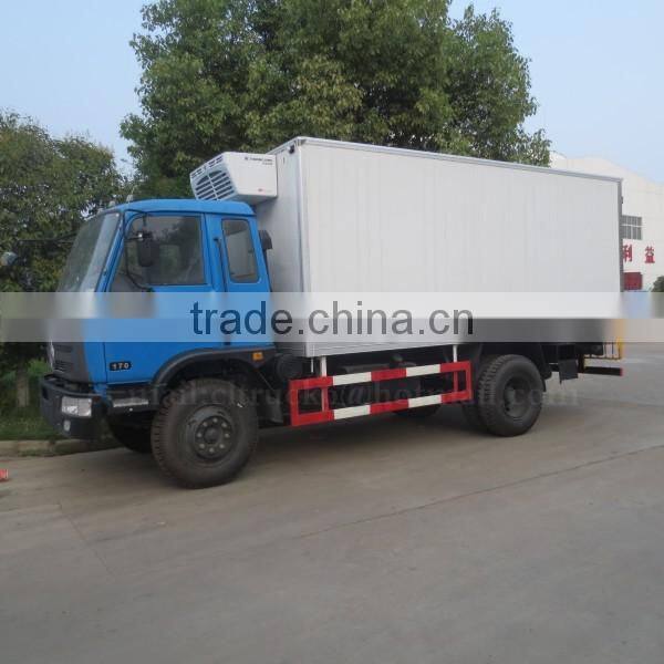 170hp 4*2 DONGFENG 10ton Refrigeration Box Truck