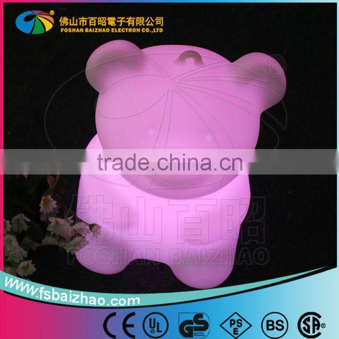 Color changing remote night light led decorative table light/table lamp mood light