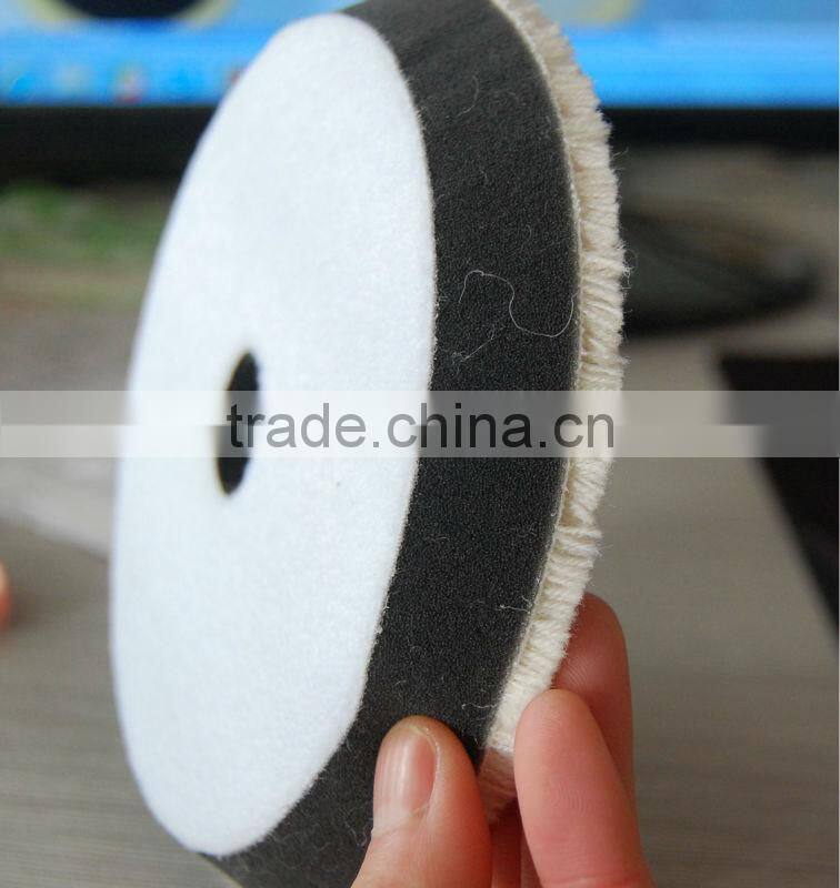 Car part / wool pads with a foam