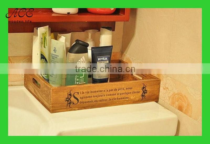 Custom wooden storage box