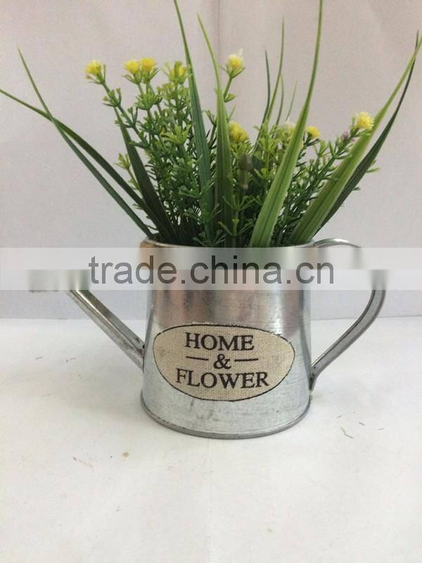 cheap unique promotional galvanized indoor decorative metal custom watering can for sale