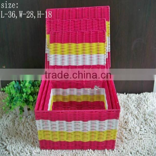 empty plastic storage basket wholesale