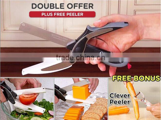 stainless steel multifunctional food cutter kitchen knife