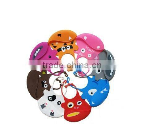 FDA Food Grade Various Animal Design Silicone Baby Bib