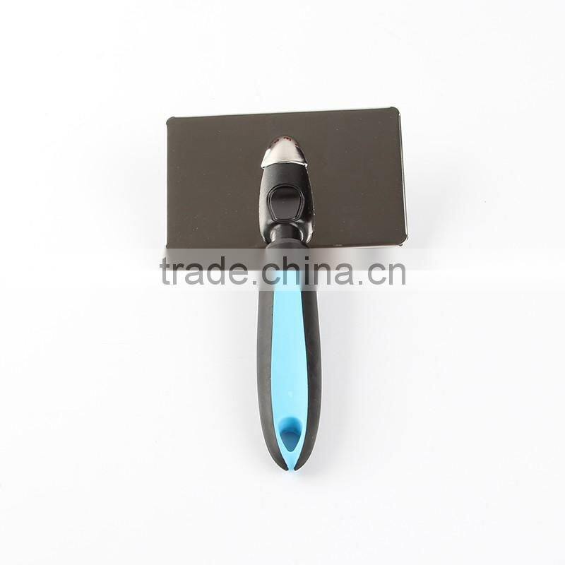 Pet Brush Grooming Comb For Shedding Rake Trimming Tool - Brushes Dog Cat Hair Fur Removal