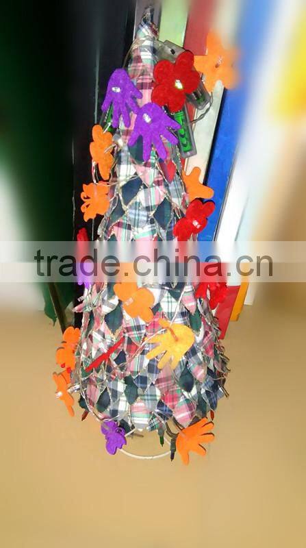 Wholesale outdoor decoration lights Christmas LED felt icicle light