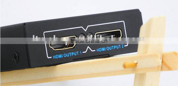 New Full HD 1x2 Port HDMI Splitter 1 IN 2 OUT Amplifier Repeater 3D 1080p Female