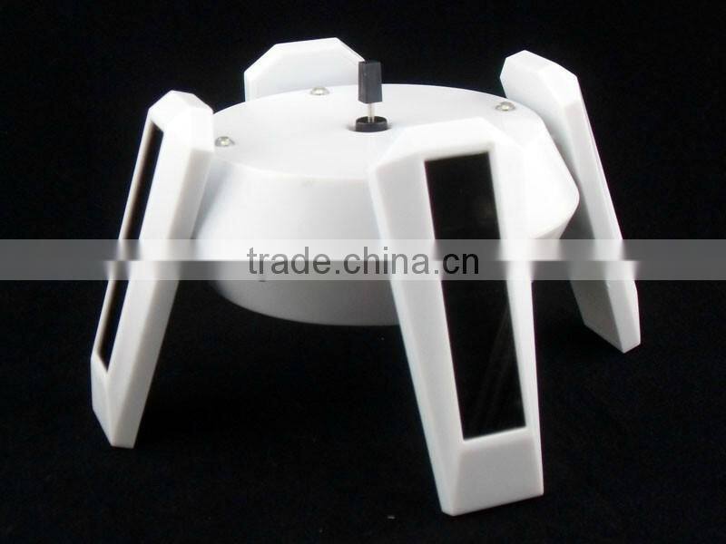 Rotating Solar Display Turntable With LED Light