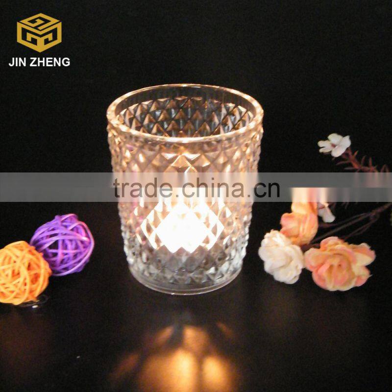 Beautiful elegant oil lamps glass jar, candle jars wholesale