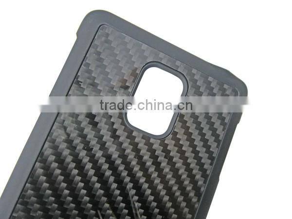 Real carbon fiber mobile phone case for samsung note edge