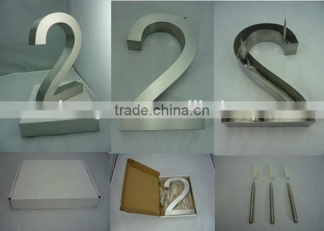 Outdoor Self-adhesive letters,stainless steel letter