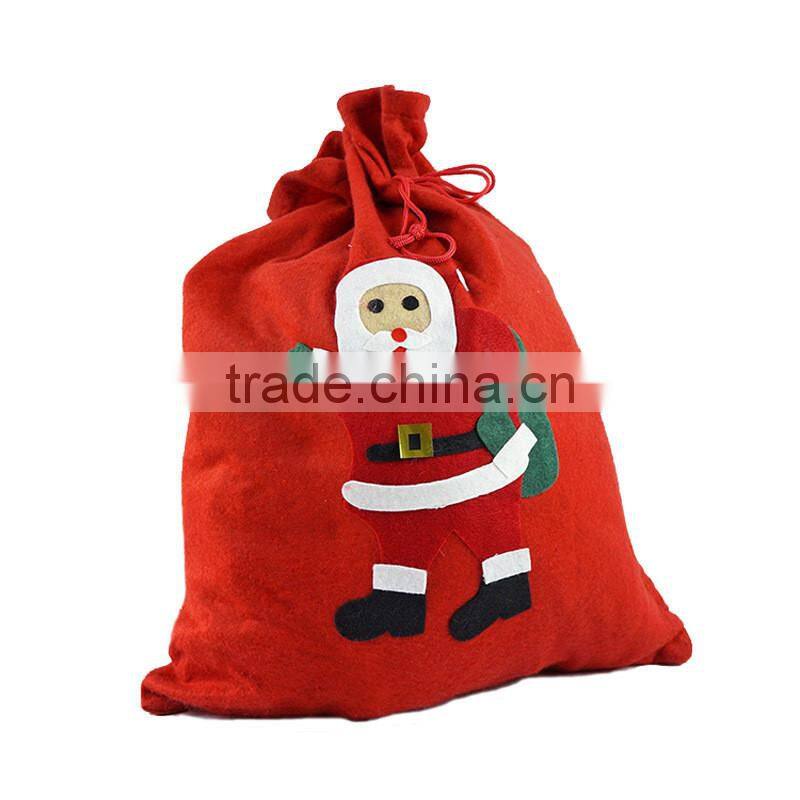 Large Felt Christmas Gift Bag Santa Sack - Two Designs Available