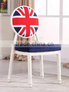 Quality European antique metal dining chair QL-T852