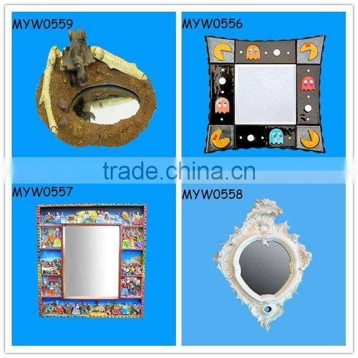 new fashion hot selling goods famous smart large ceramic french white mirror