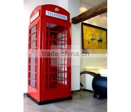 Europe style london telephone booth for sale / telephone booth decoration HS-B-13