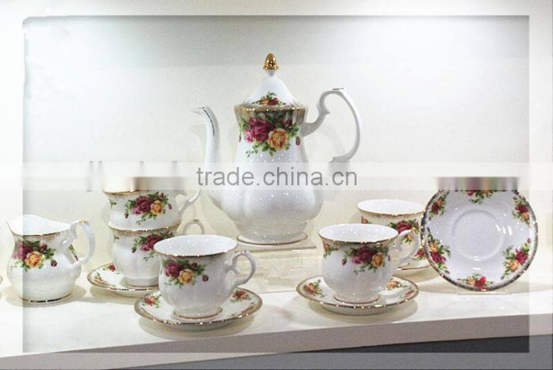 new bone china porcelain/ceramic tea set 24pcs /17pcs/ 15pcs