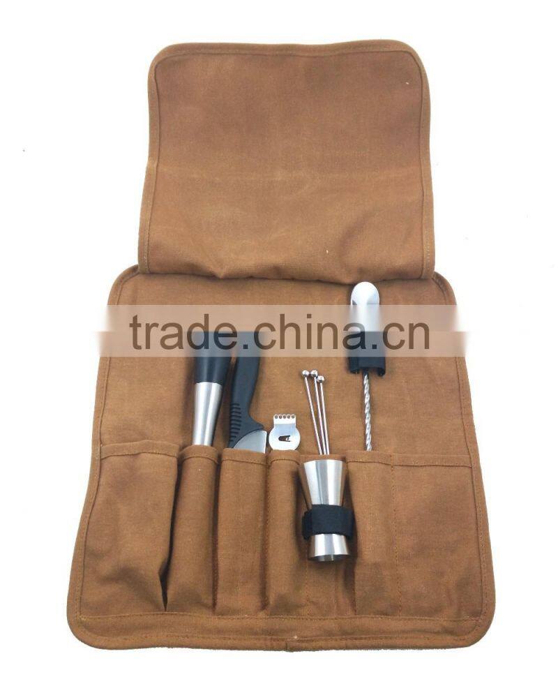 WS-se02 Premium quality stainless steel luxury cocktail set with custom brand