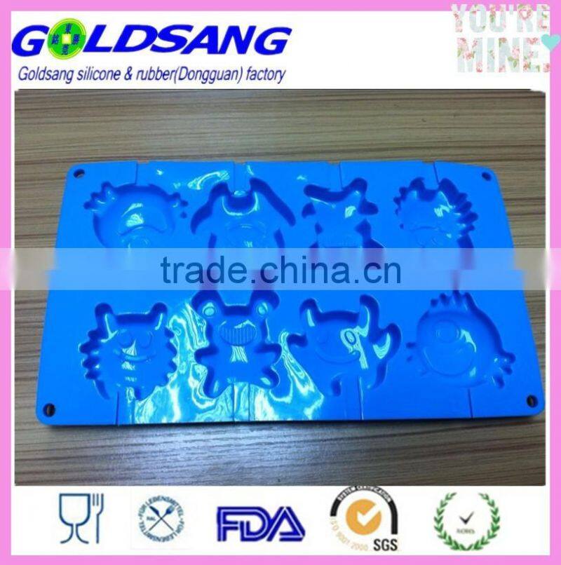 6 heart shape Cake Soap Mold Flexible Silicone Candy Chocolate Mould