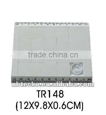 Plastic puzzle ruler for promotional ;jigsaw ruler