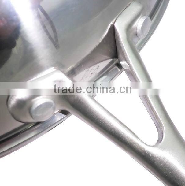 Metal skillet/ fry pan stainless steel skillet