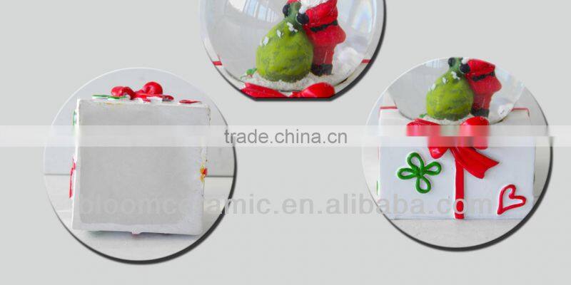 Bloom resin led water globe