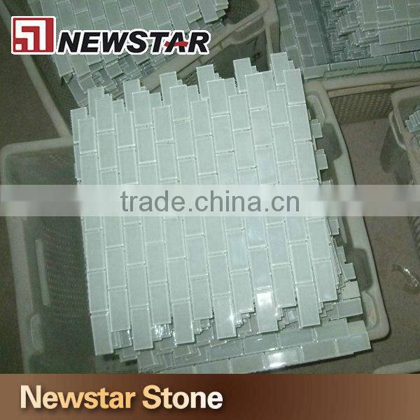 Chinese mosaic bathroom cheap glass mosaic