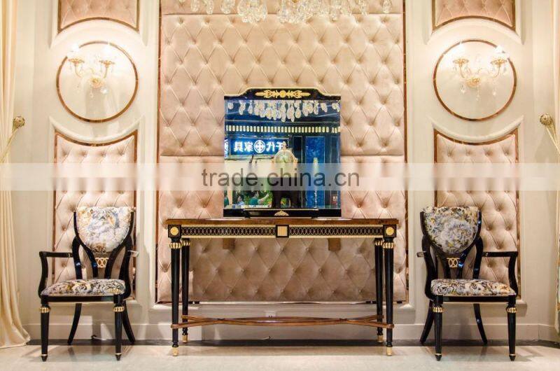 YB69 Luxury Nice Elegant 10 Persons Dining Table with Chairs, Foshan City Classic European Dining Set