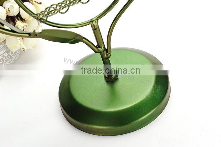Green color butterfly jewelry display stand for earring