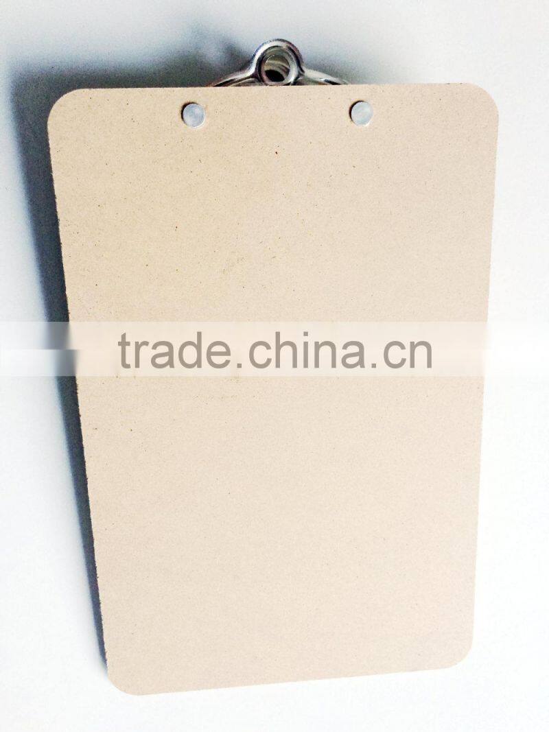 Single side printed pasting butterfly office clipboard with flower picture printed