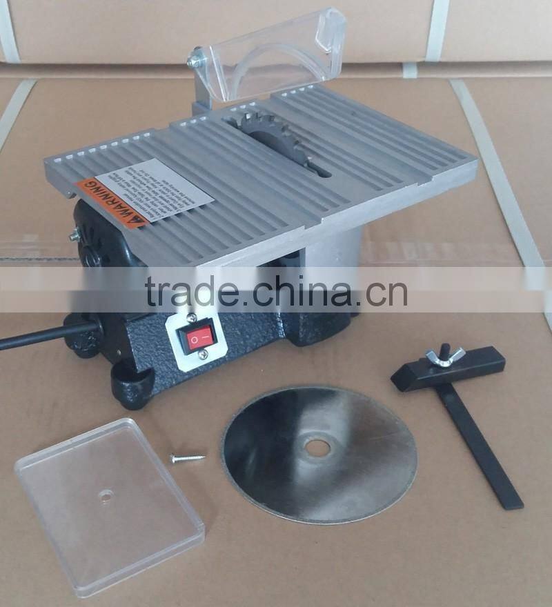 100mm 4" 90W Power Jewelry Small Bench Circular Saw Electric Hobby Mini Miter Table Saw