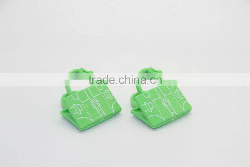Fashion design easy plastic bag shaped paper clip