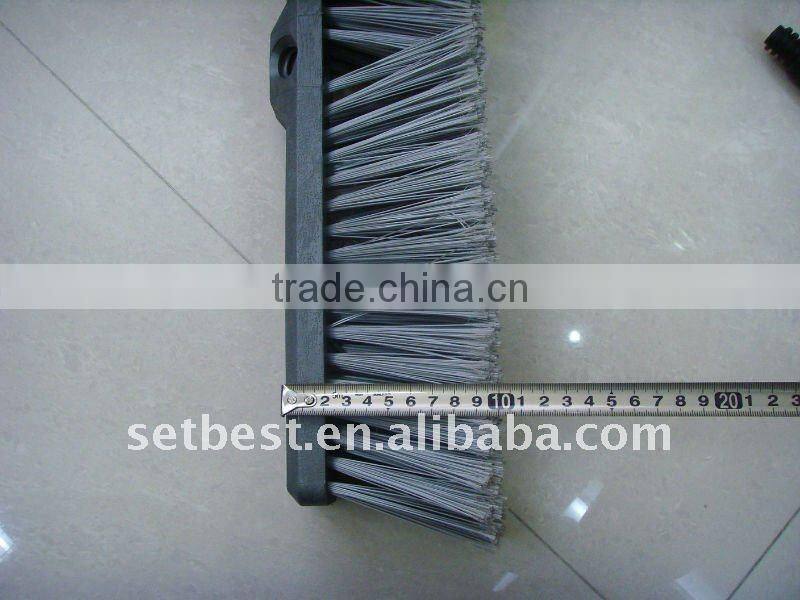 Heavy-duty push broom 18/24" Pro