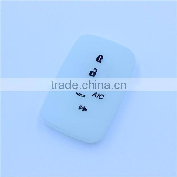 Silicone car key covers, remote key case for toyota 5 buttons