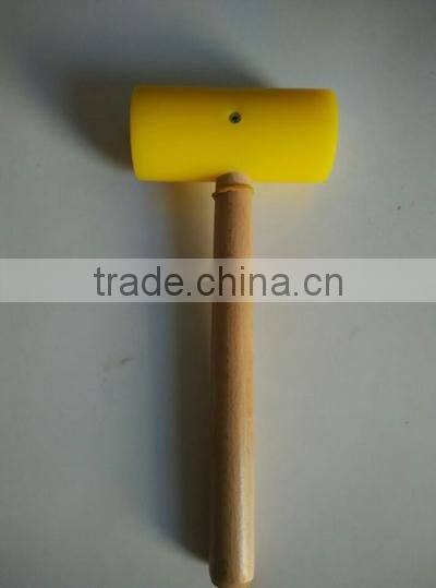 yellow nylon mallet hammer rubber mallet hammer